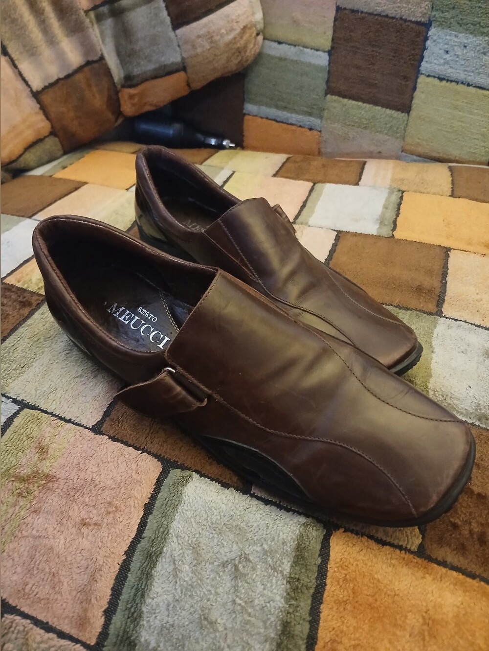 Sesto Meucci Brown Slip-On Shoes #6